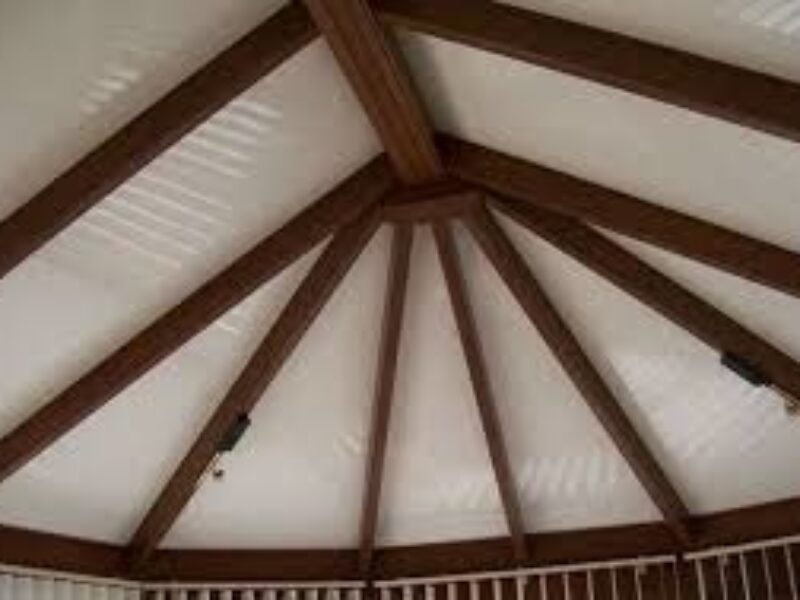 Insulated conservatory roof panels Inside view